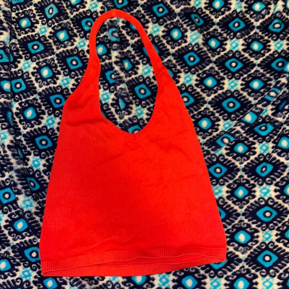 Red halter